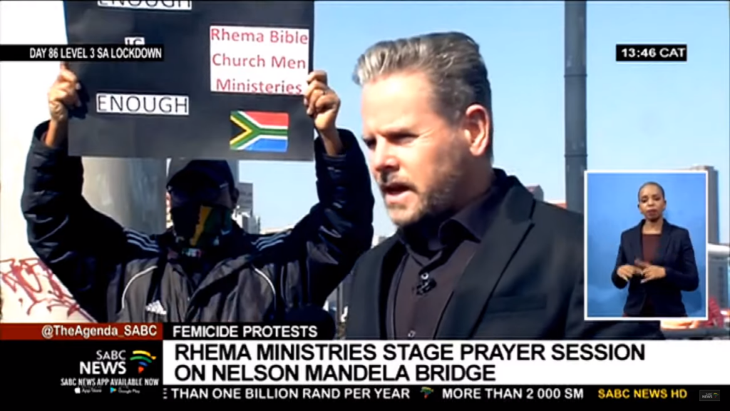 [WATCH] SABC News | Gender-Based Violence I Rhema Ministries and other religious organisations hold prayer session