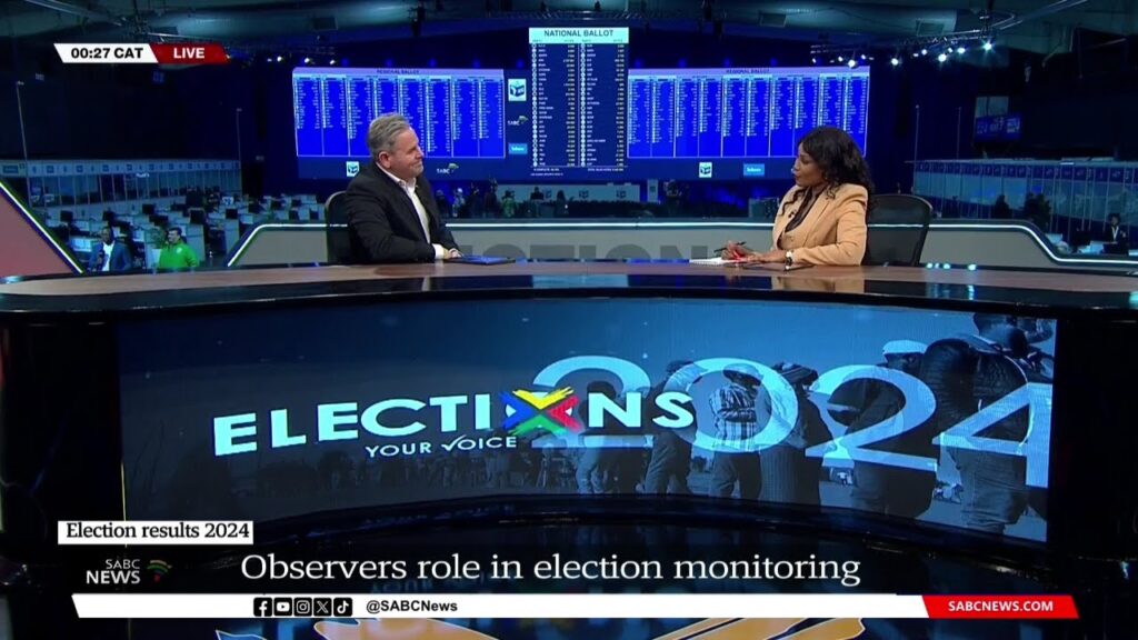 To discuss the role of election observers in the crucial elections like South Africa's. We are now joined by Pastor Bert Pretorius from the Mahlasedi Foundation.